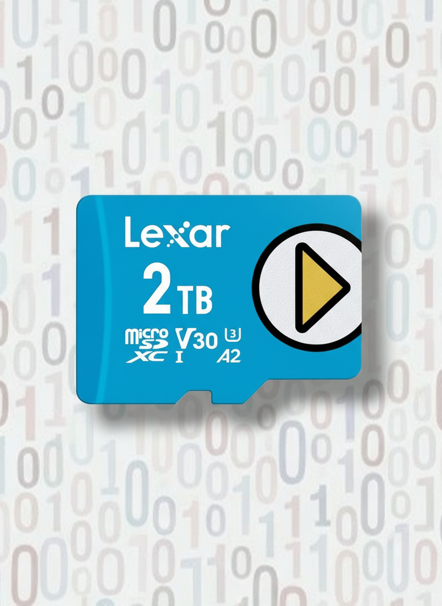 2TB Play Blue MicroSD card
