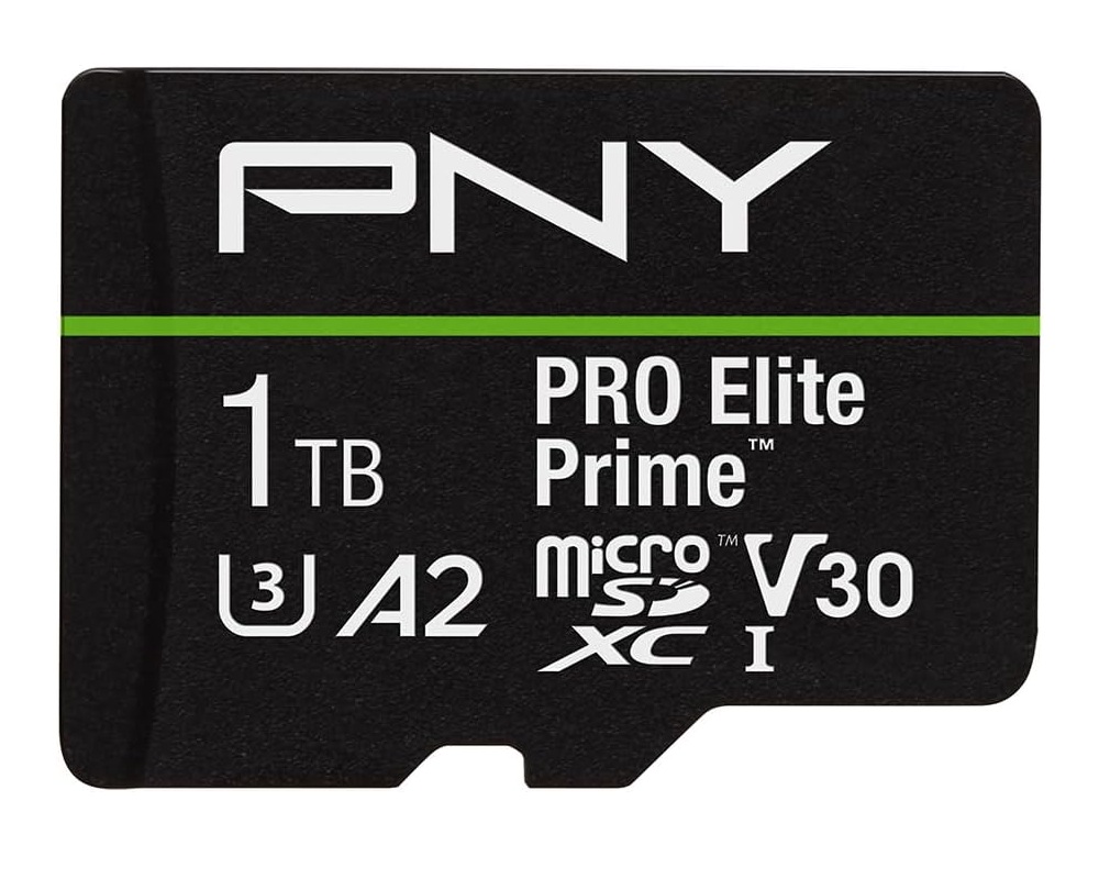 Product image of a PNY PRO Elite Prime UHS-I microSD Memory card (1.0TB)