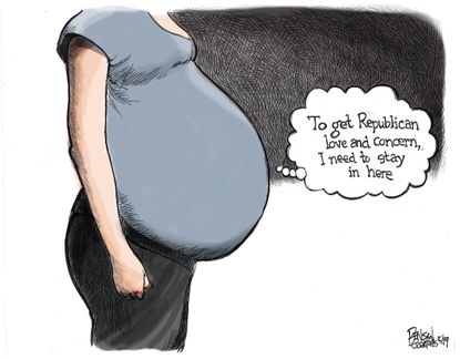 Editorial cartoon U.S. Alabama abortion law