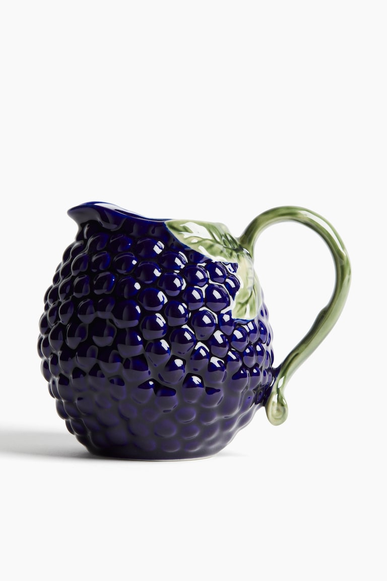 Decorative Stoneware Pitcher