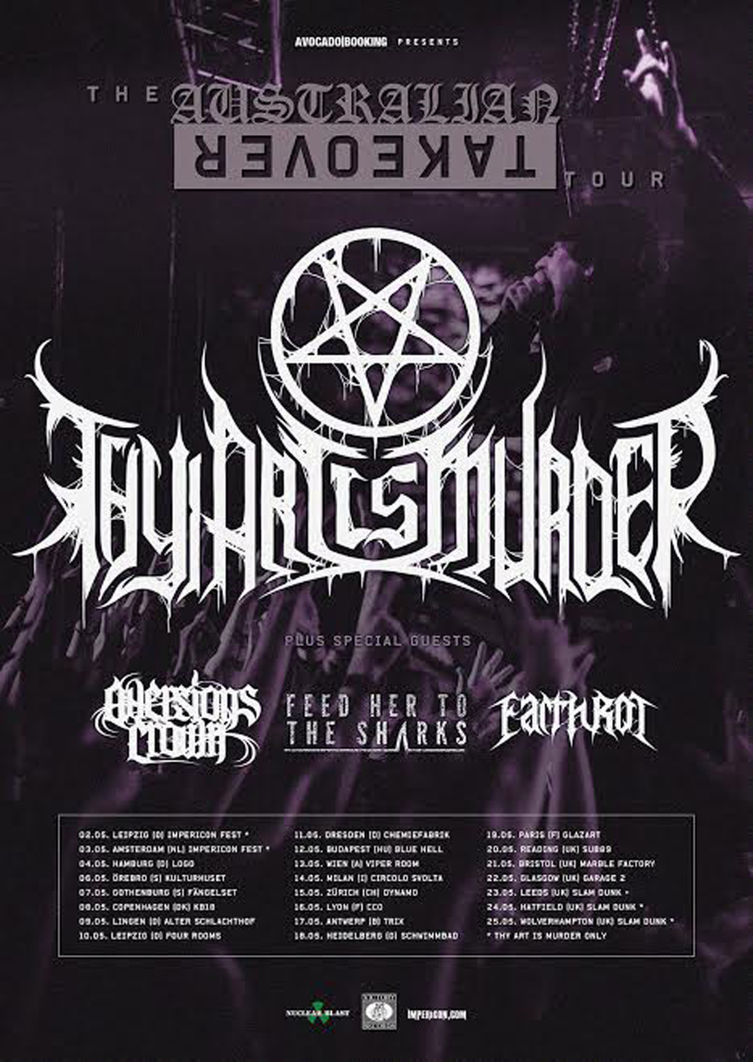 Thy Art Is Murder line up 3 UK dates | Louder