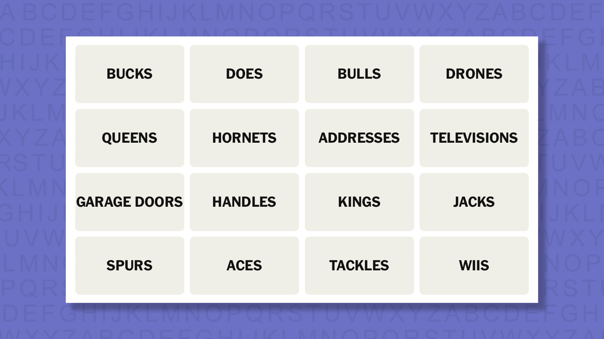 NYT Connections hints for game 863 on a purple background