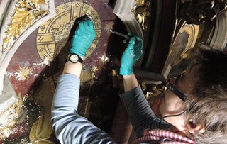 Rickerby-Shekede wall painting conservators