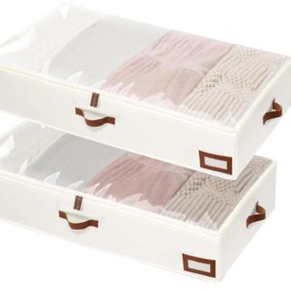 under bed storage bags, set of 2