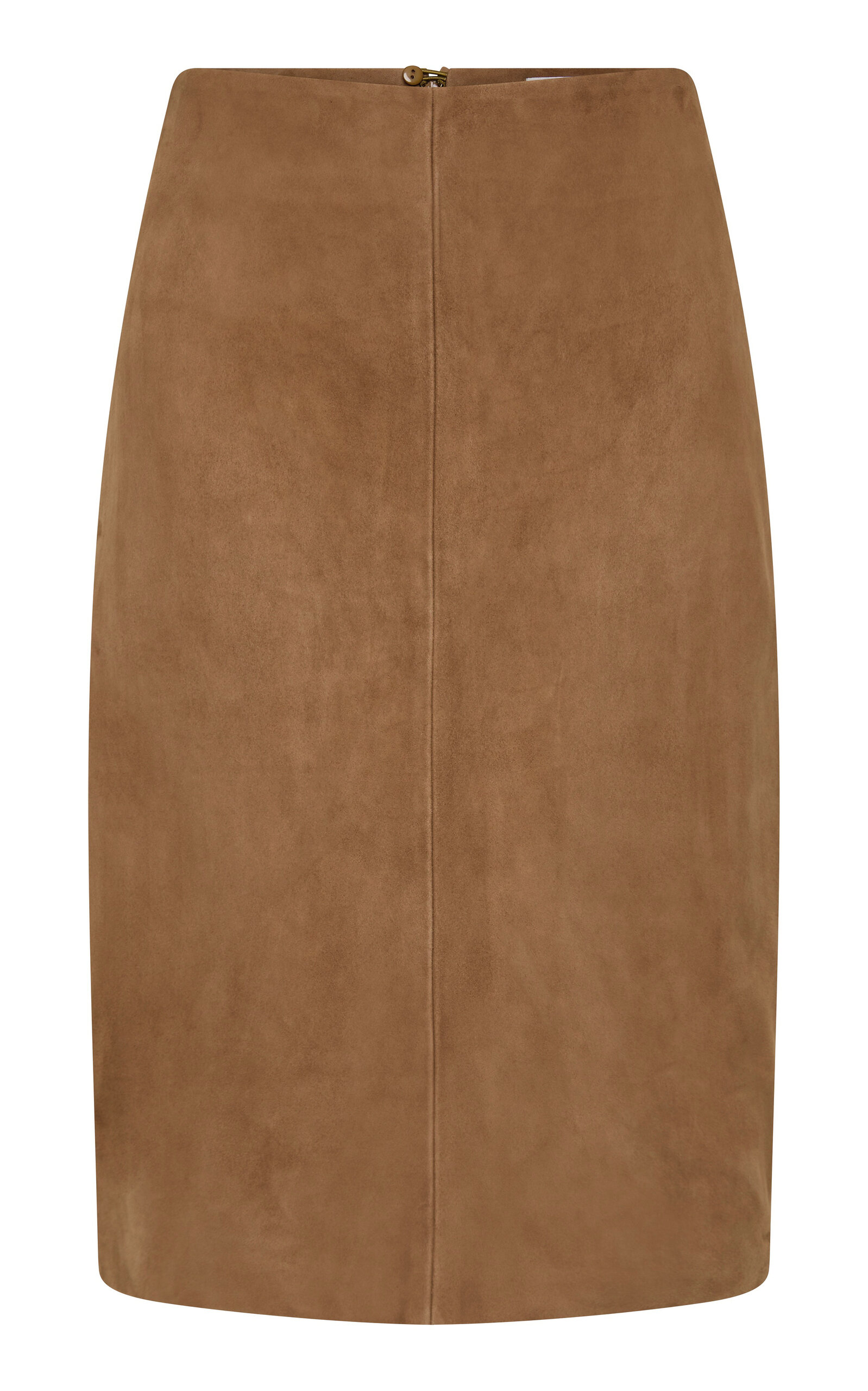 Suede Pencil Skirt