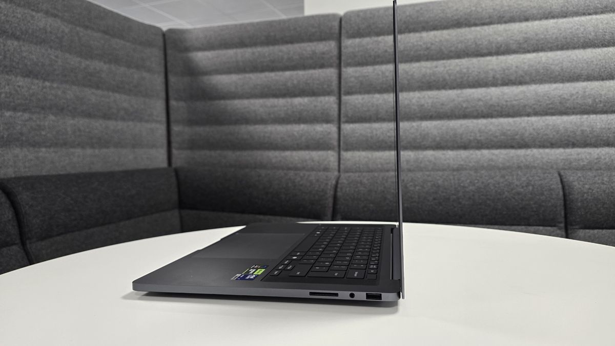 Samsung Galaxy Book6 Ultra laptop in an office environment