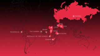 Maps of Internet shutdowns across the world