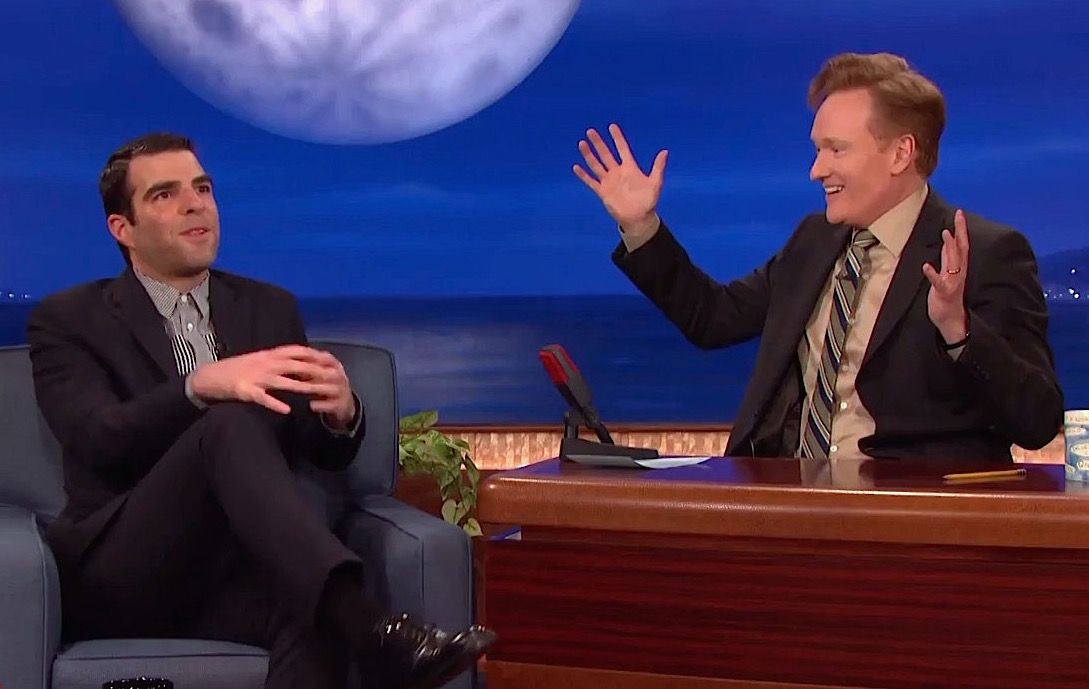 Zachary Quinto and Conan remember Leonard Nimoy