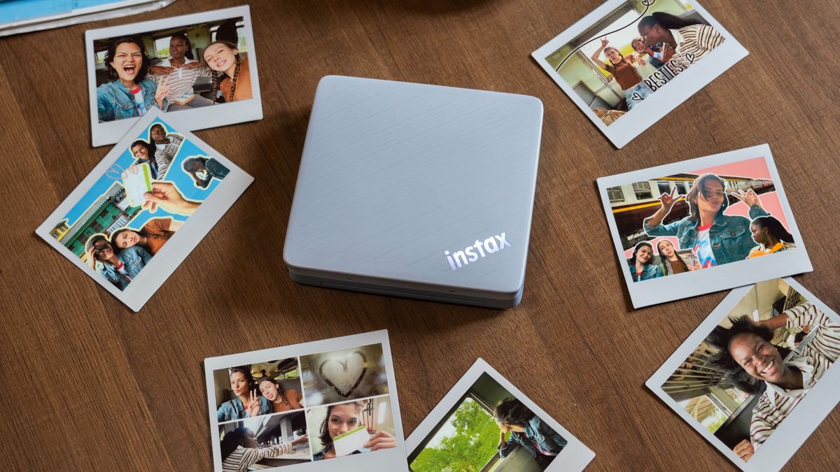 Lifestyle images of the Instax Link Wide 2 in use