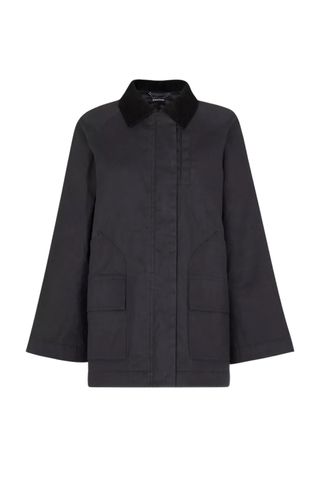 Whistles Fern Pathc-Pocket Wax-Cotton Jacket