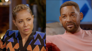 Images of Jada Pinkett Smith and Will Smith in an episode of Red Table Talk