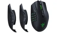 Razer Naga Pro Gaming Mouse shown with moddable casing