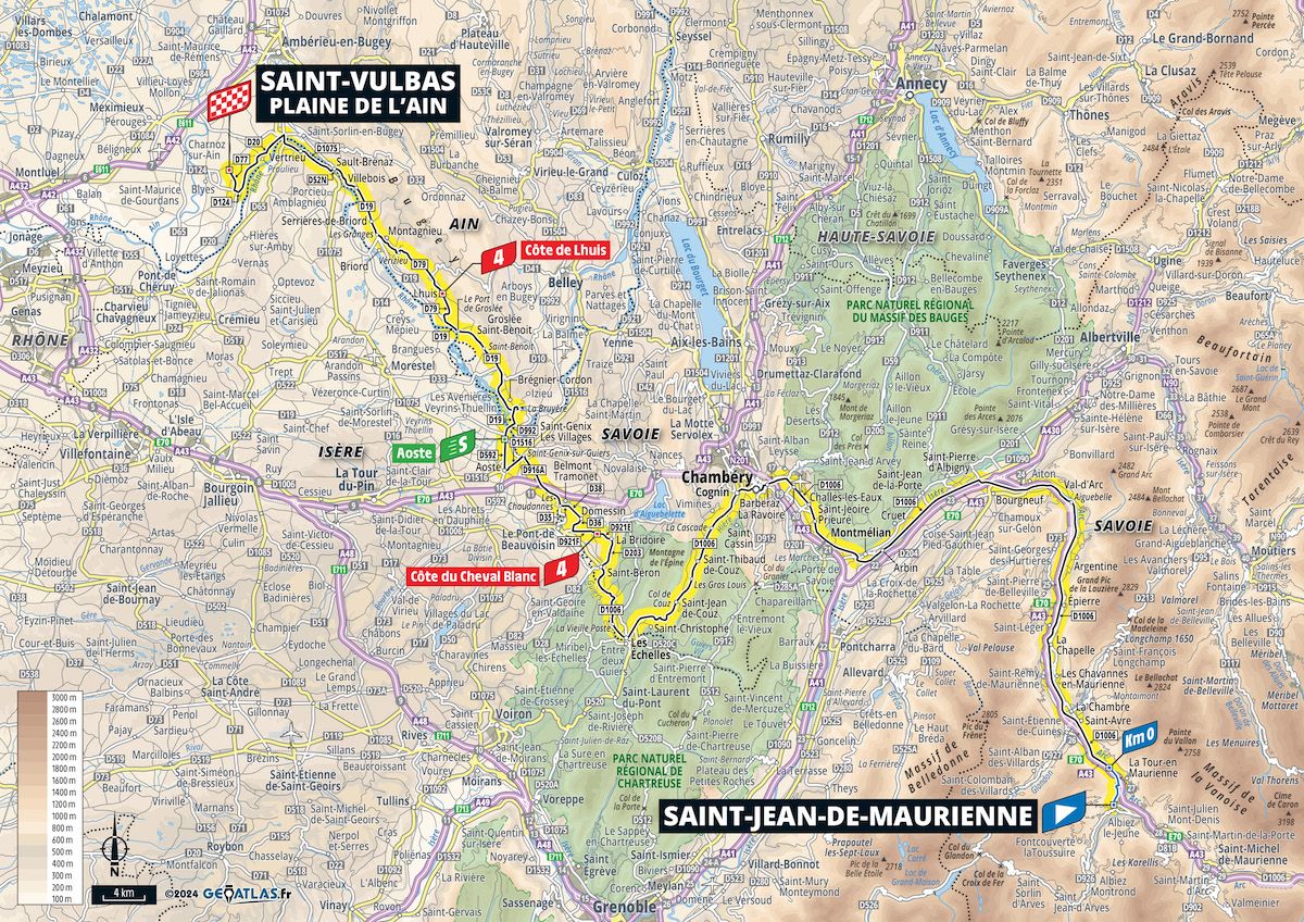 Tour de France 2024 Stage 5 route