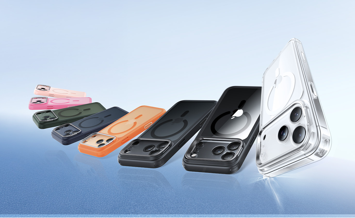 ESR Classic Hybrid Magnetic Cases in a variety of colors.
