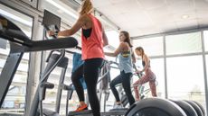 An elliptical machine workout is a great full-body workout