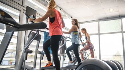 An elliptical machine workout is a great full-body workout