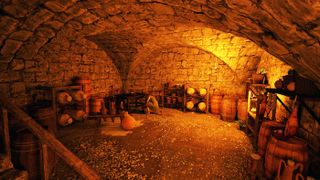 Underground cellars would have stored the food and wine sold in the area’s taverns.