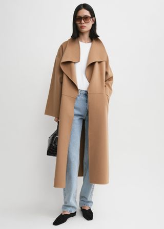 Signature Wool Cashmere Coat Camel