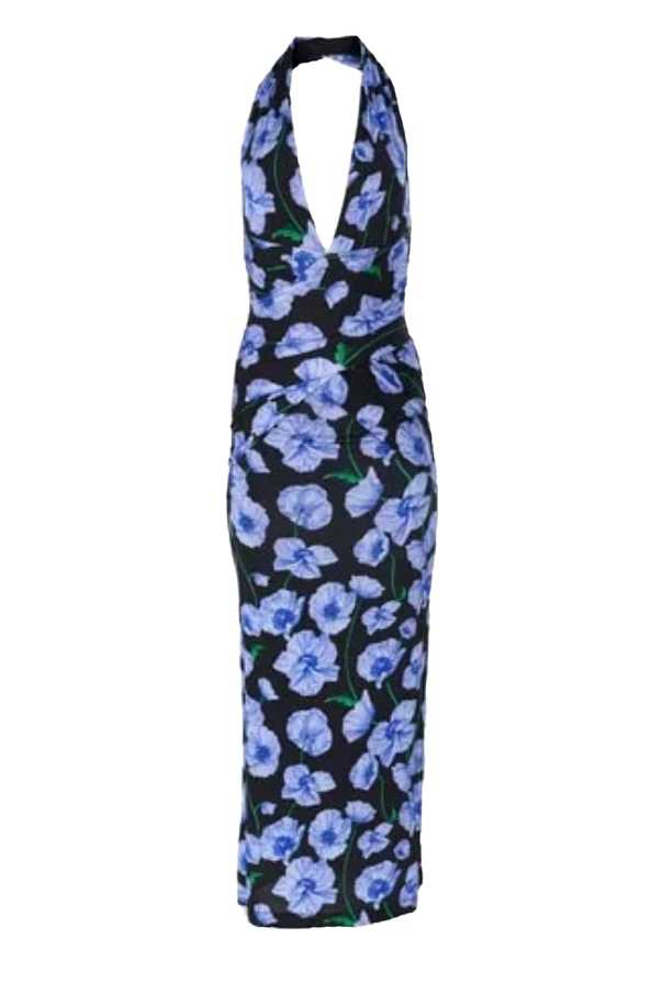 Floral-Print Jersey Halterneck Dress - Ready - to - Wear