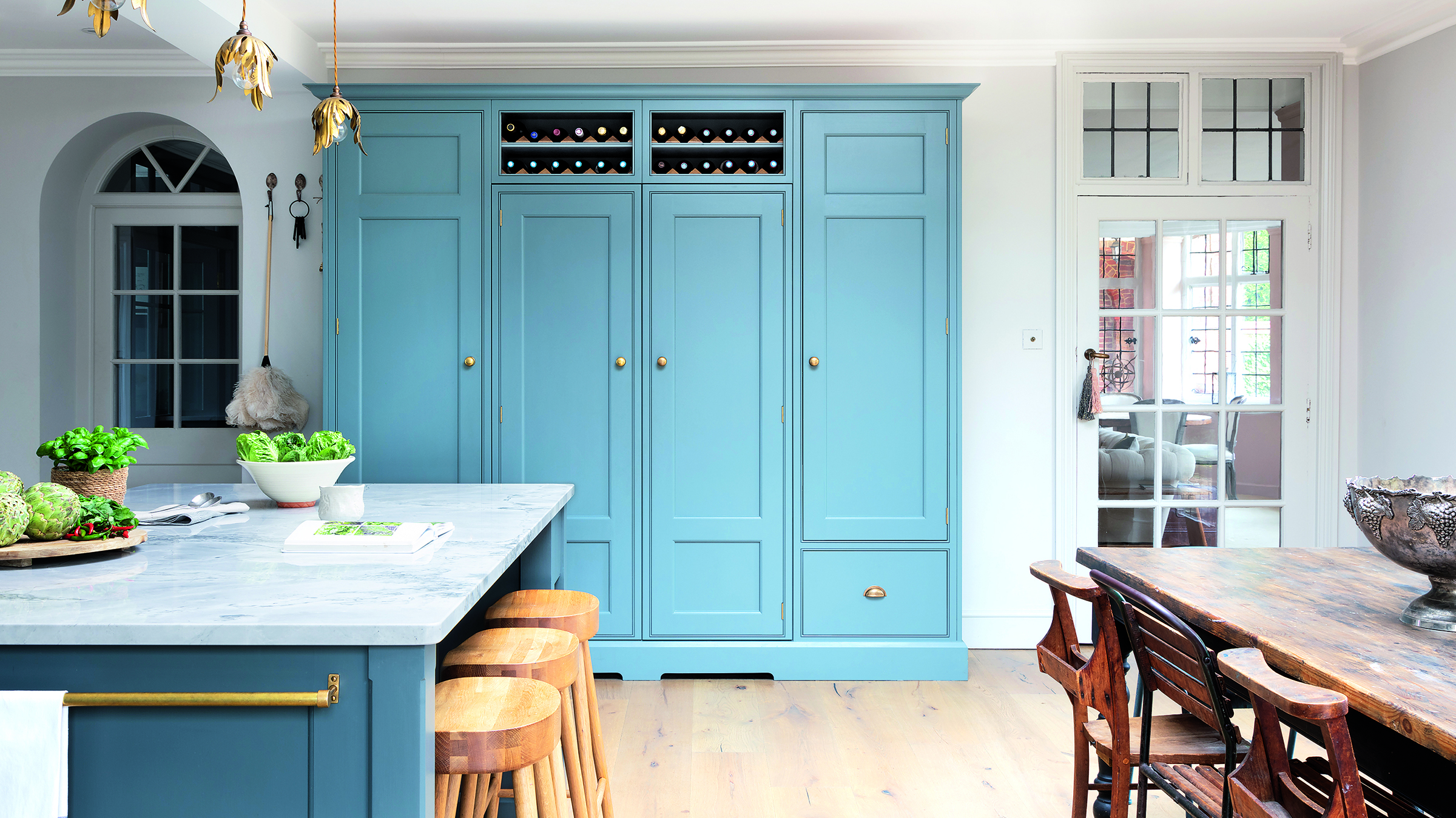 Blue shaker kitchen