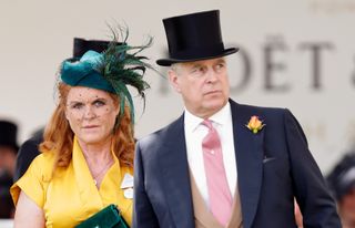 Sarah Ferguson, Duchess of York and Prince Andrew, Duke of York attend day four of Royal Ascot