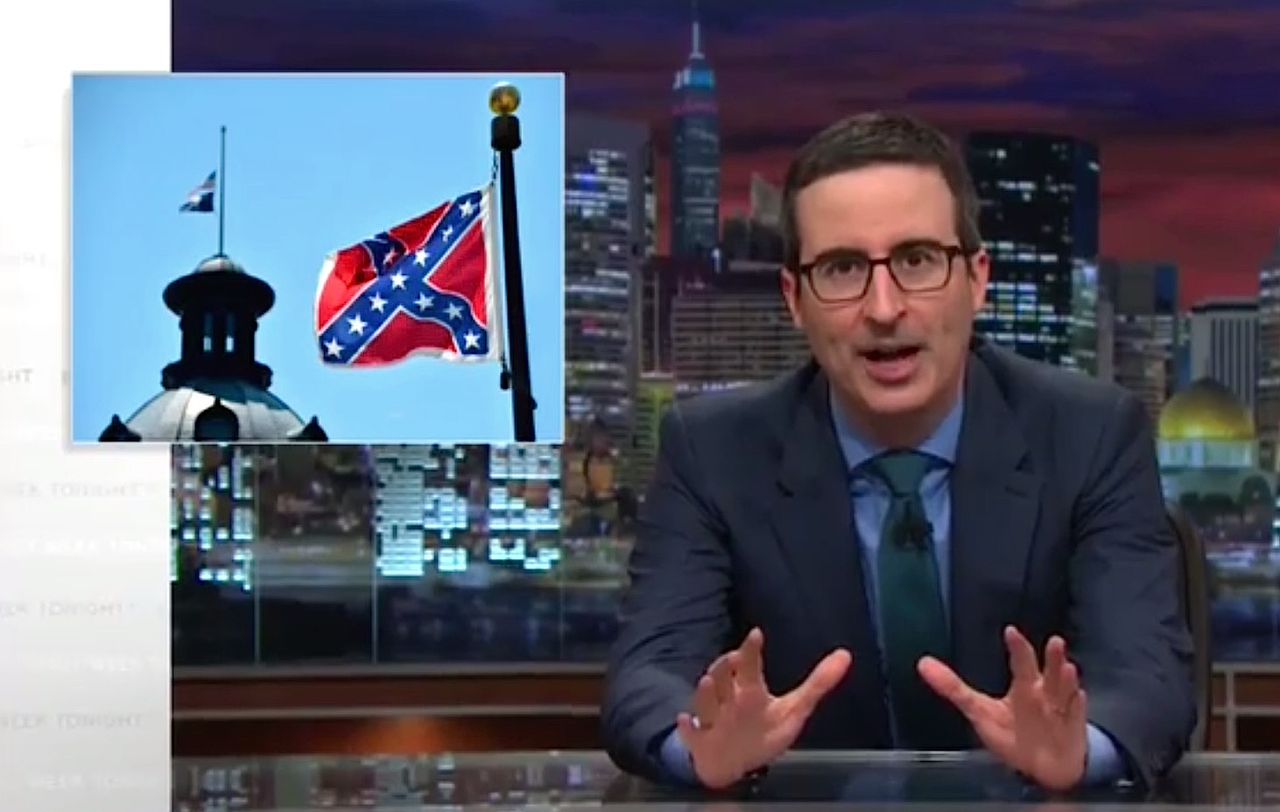 John Oliver wants South Carolina to take down its Confederate Flag