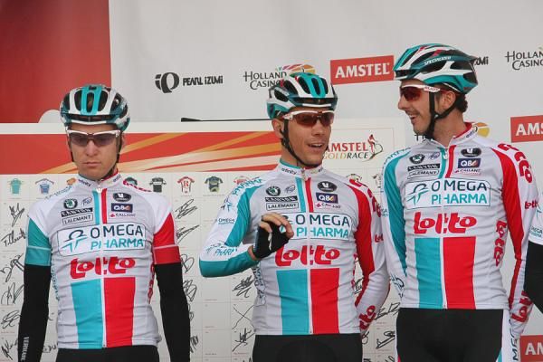 Gilbert, perhaps explaining how he was going to win Amstel Gold 'just so'
