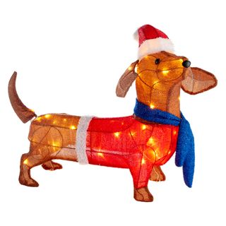 Sausage Dog Shaped Christmas Light