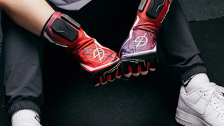 Official shot of the Magma Glove design being worn.