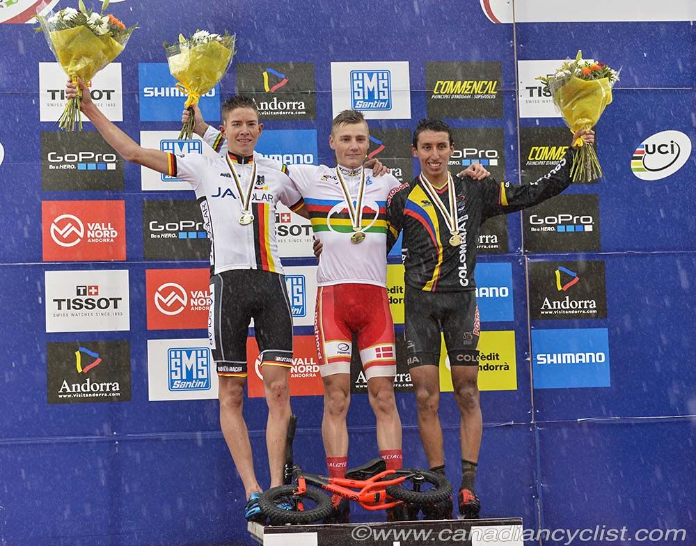 Maximilian Brandl, Simon Andreassen, Egan Bernal
