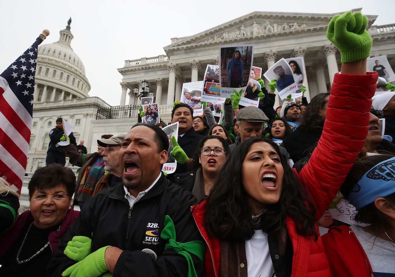 Immigration activists.