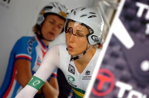 One last deep breath before the start for Shara Gillow of Australia