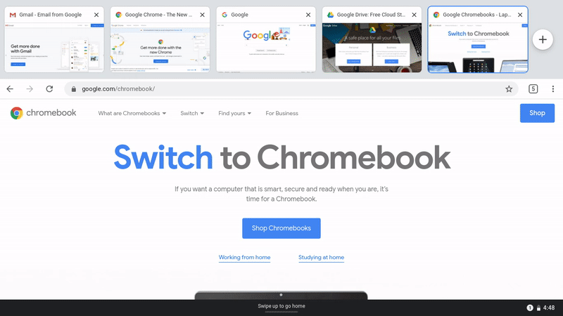 Chrome OS Tablet Redesign
