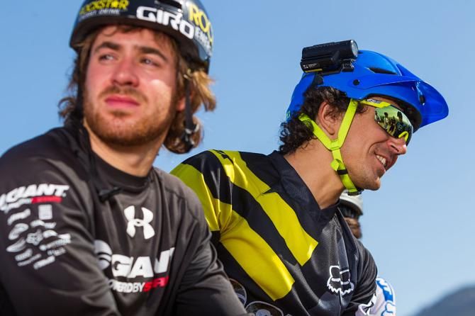Kurt Sorge (Giant Factory Off-Road Team) and his teammate Adam Craig