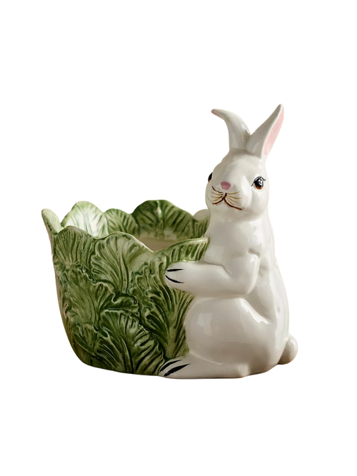 Bunny + Cabbage Planter
