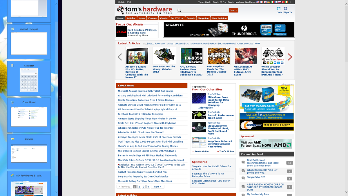 World's Collide: Windows 8 UI + Desktop - The Definitive Windows 8 ...