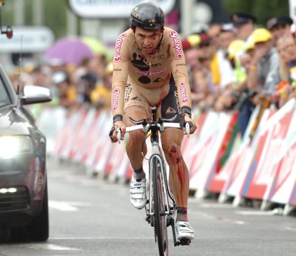 Portugal's Manuel Cardoso (Footon Servetto) pulled out after the prologue due to his crash.