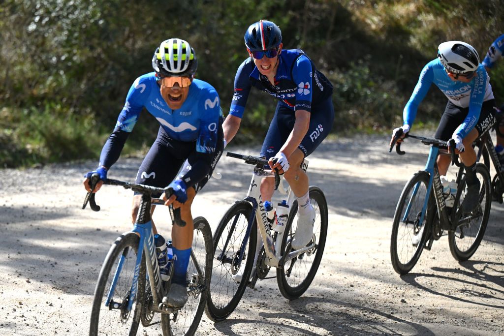 The start of Strade Bianche 2024