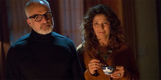 Bradley Whitford and Catherine Keener look creepy in Get Out