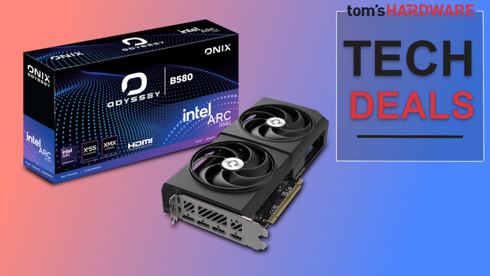 Feature image for an Onix Arc B580 graphics card deal