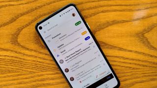 Gmail on a Pixel 4