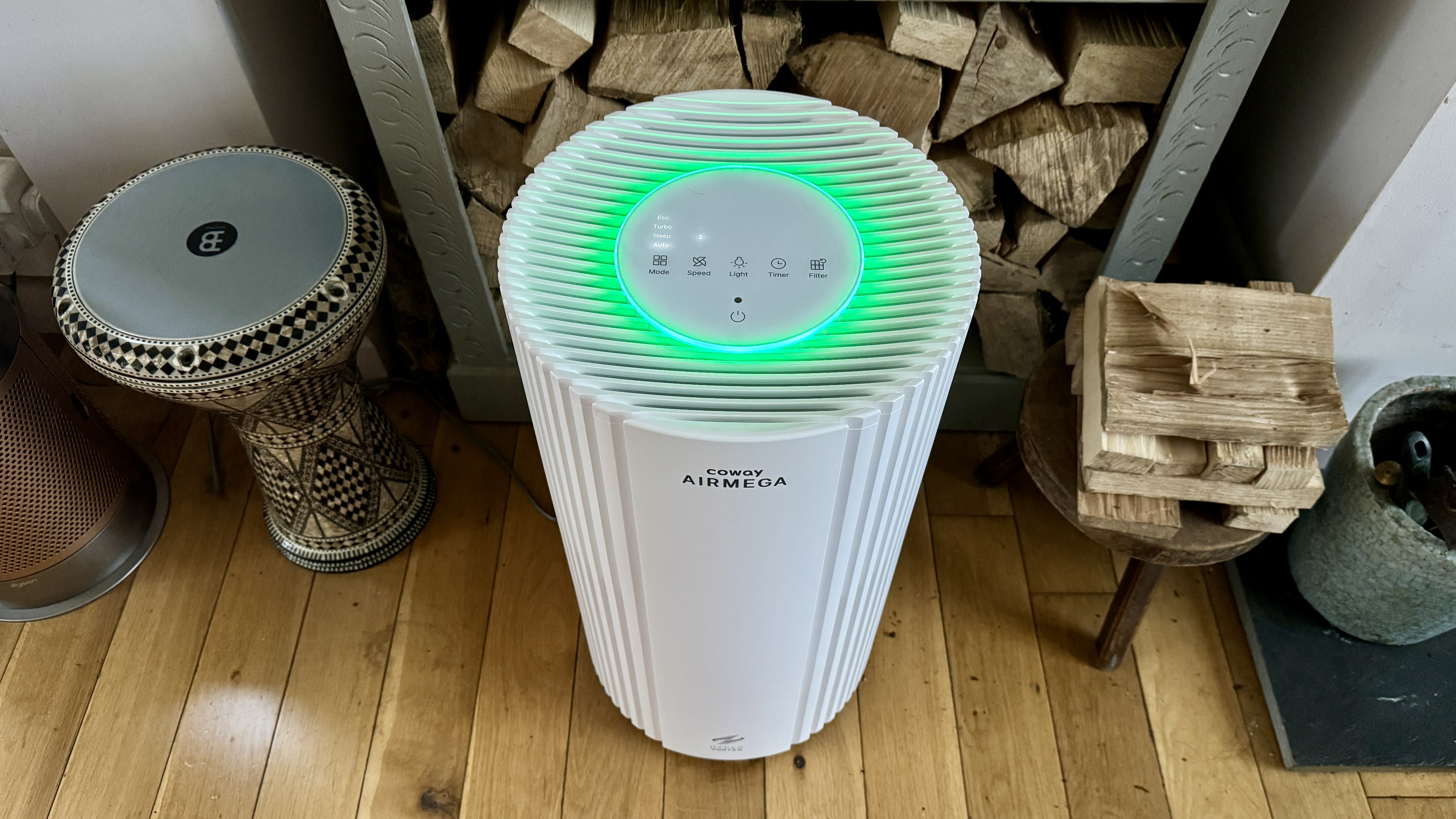 Coway Airmega 350 air purifier at home