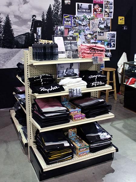 Rapha's booth at NAHBS wasn't so much a booth as it was a complete mock storefront.