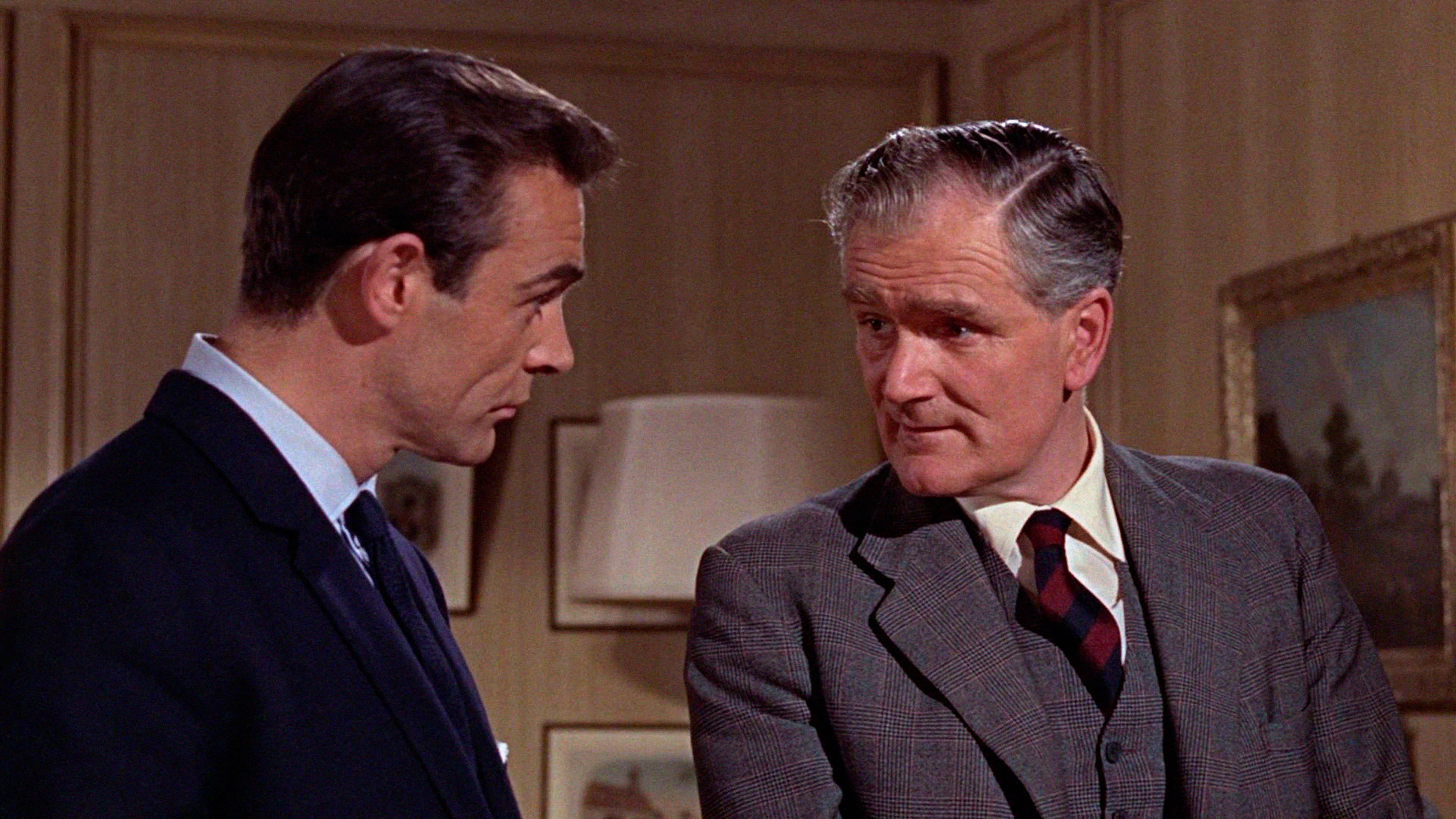 Sean Connery and Desmond Llewelyn