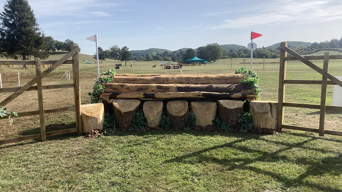 Eventing World Championships cross-country course: fence 1