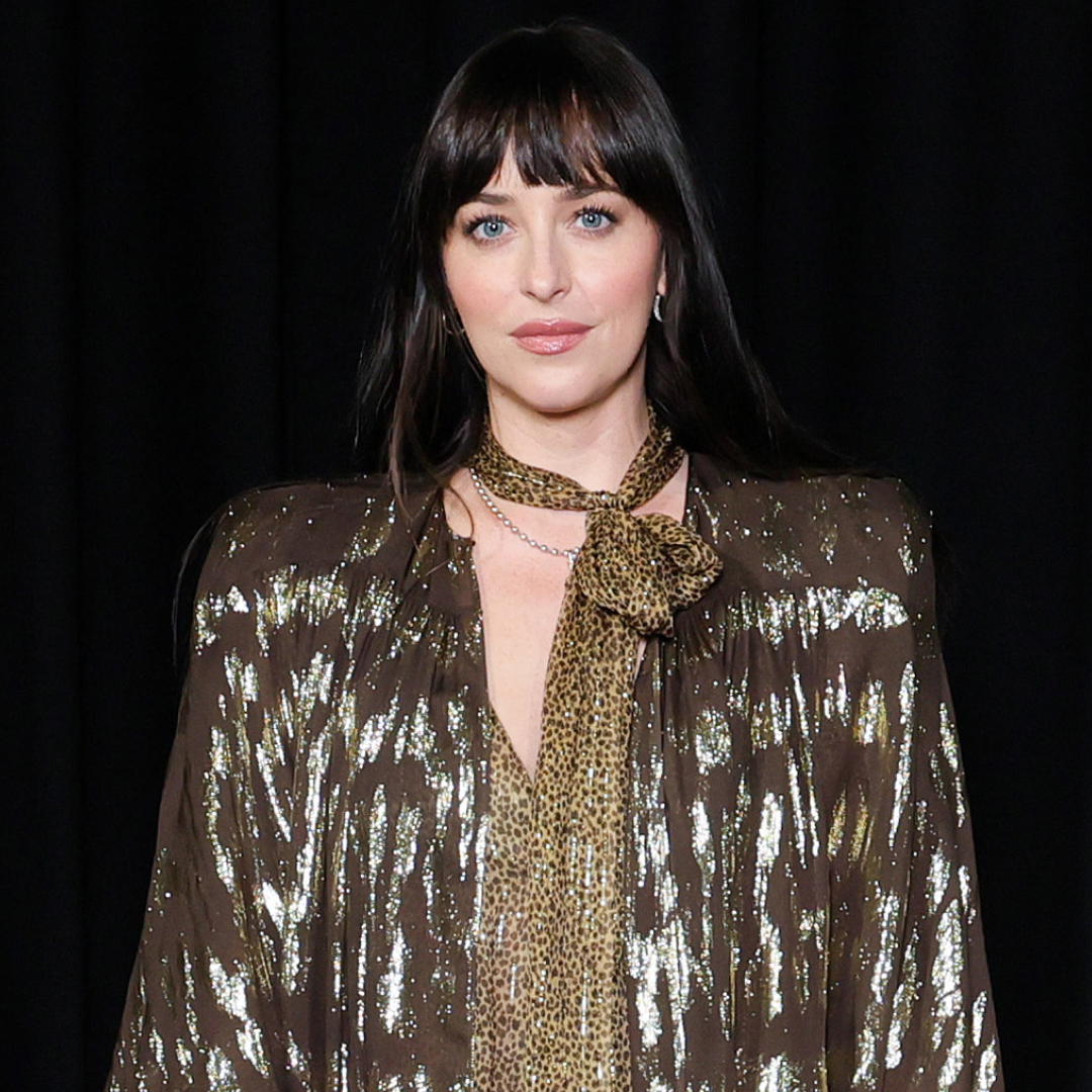 Dakota Johnson attended the Valentino Haute Couture Week show in a pantless Pre-Fall 2026 look