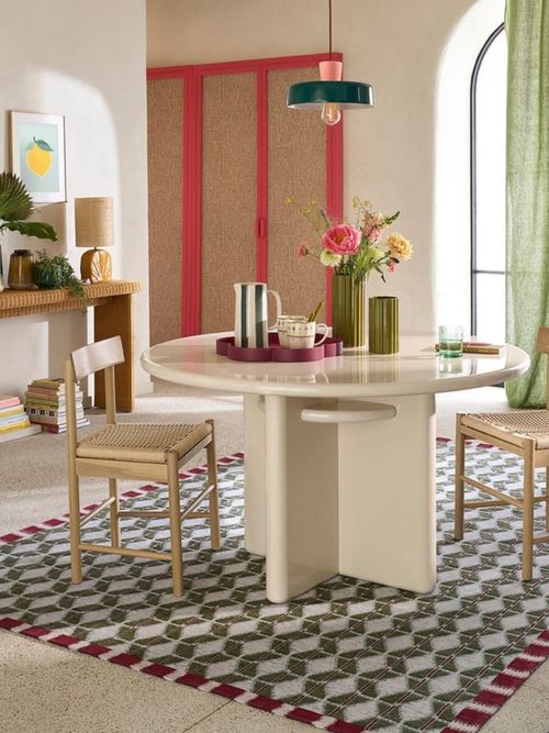 Yse Geometric Print Rug