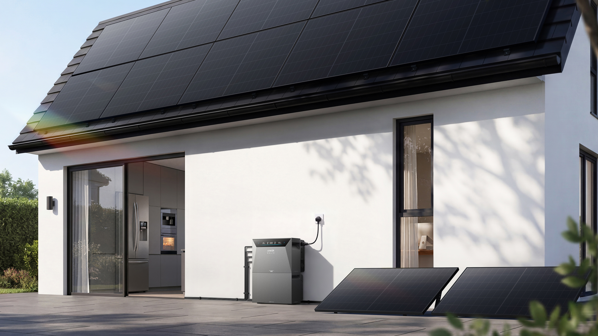 Promotional image for Anker Solix home energy solutions