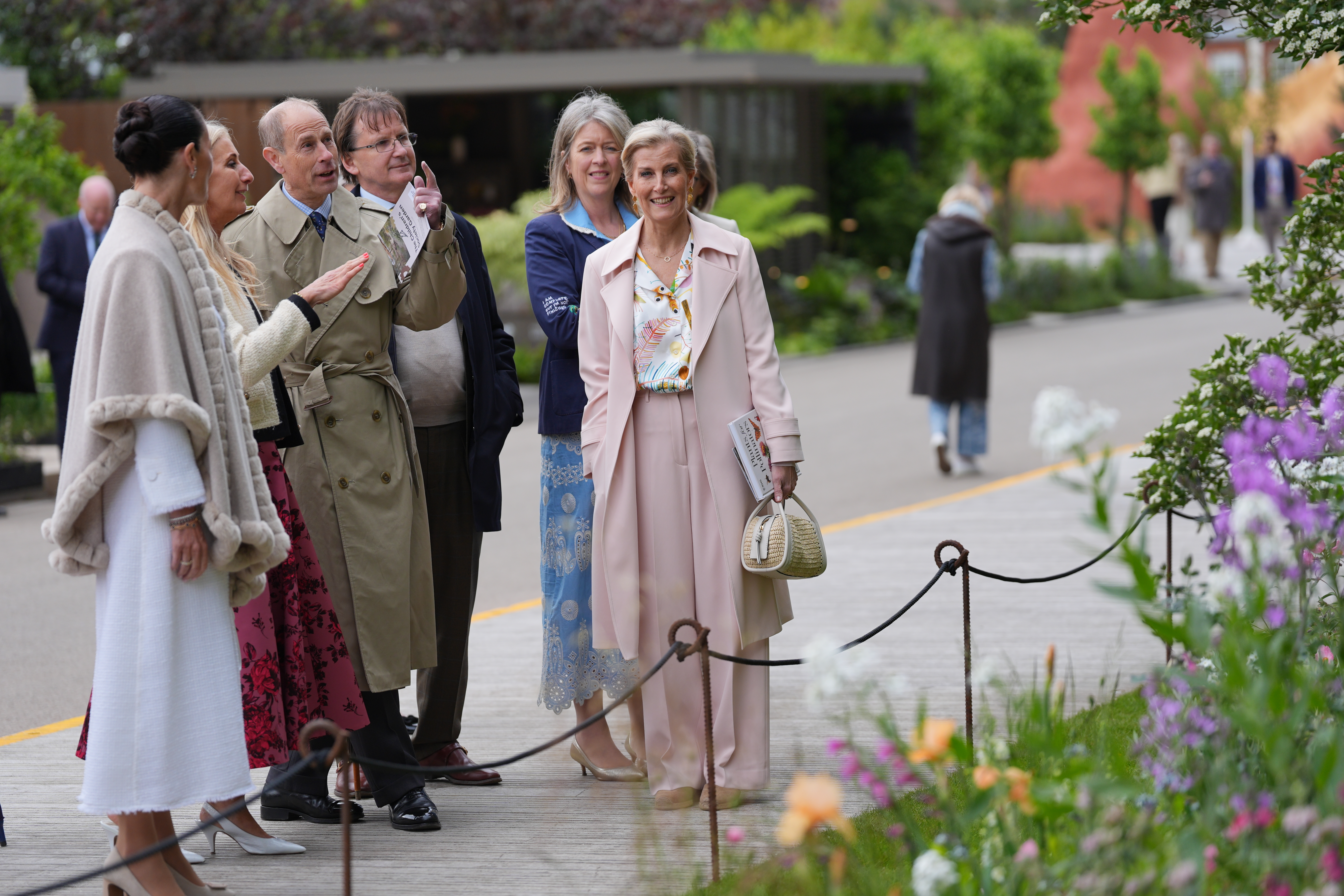 Prince Edward, Duke of Edinburgh and Sophie, Duchess of Edinburgh during the press day ahead of the 2026 RHS Chelsea Flower Show (Photo by Yui Mok - WPA Pool/Getty Images)