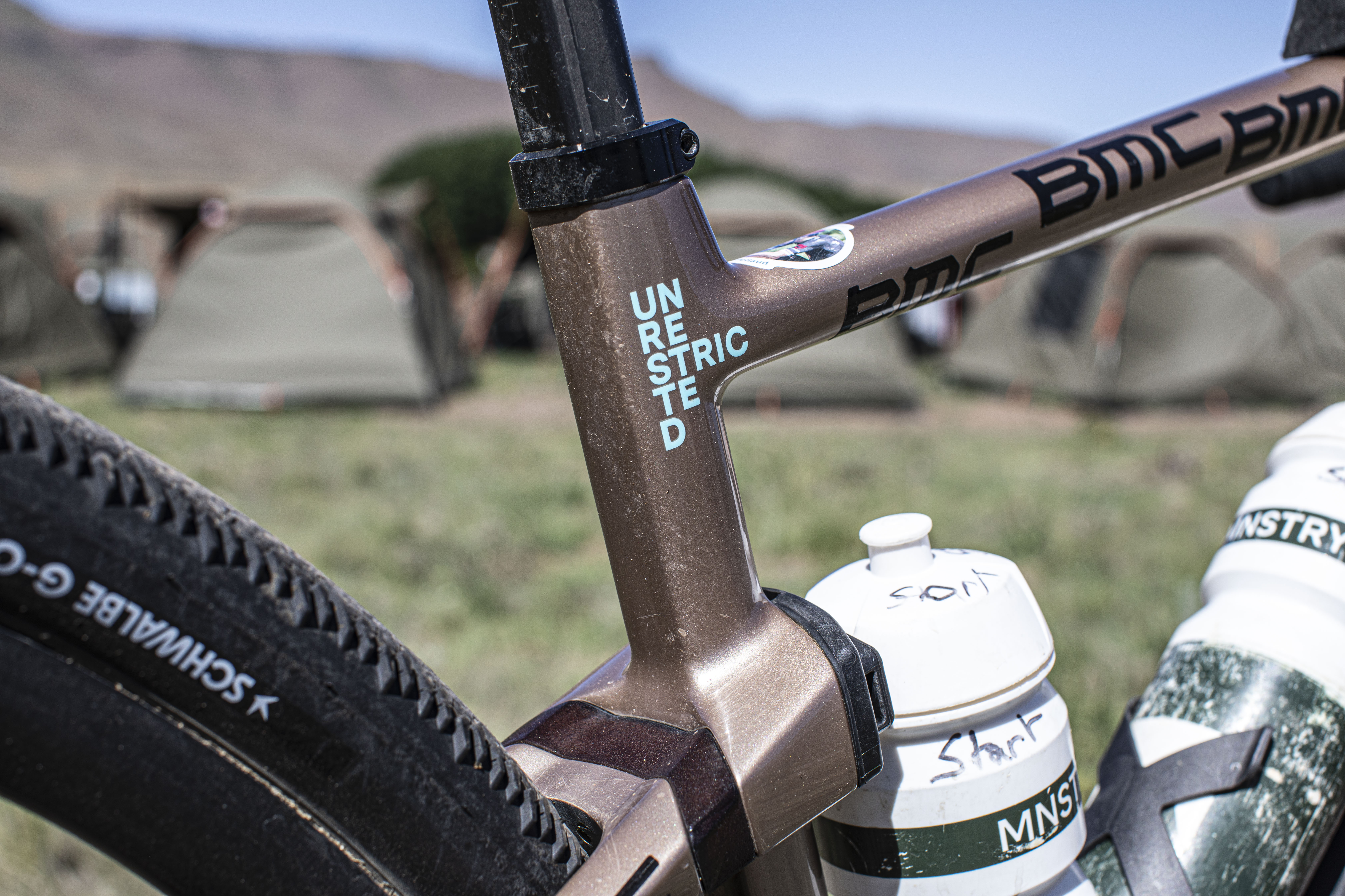 Simon Pellaud&#039;s BMC URS 01 One photographed in the Burn Camp